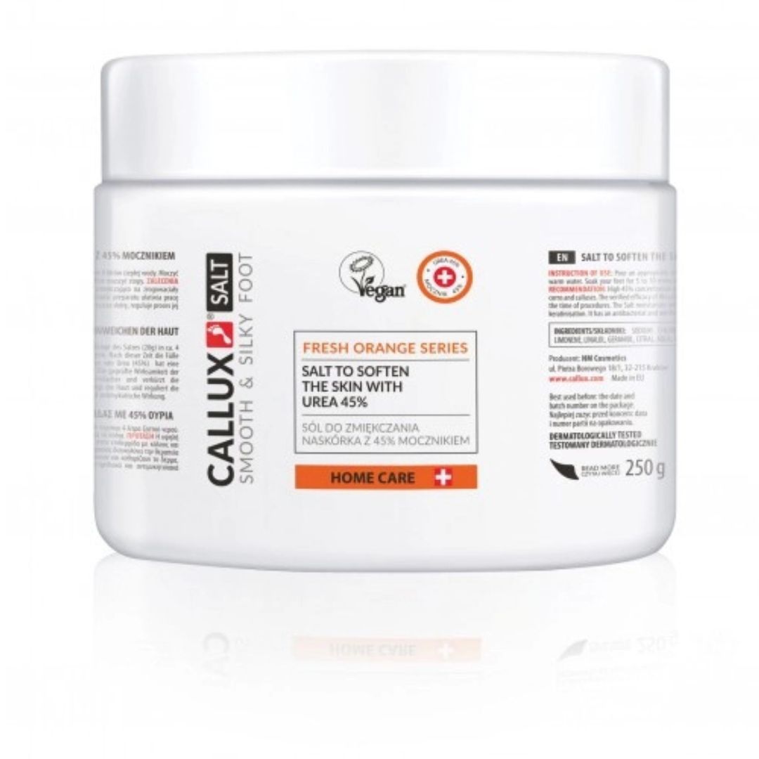 Sais de Pedicure de Laranja Fresca com 45% de Ureia Callux.Pro®